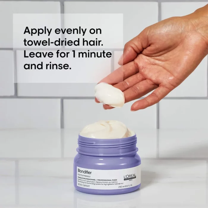 LOREAL Professionnel Serie Expert Blondifier Masque 250ml - Image 5