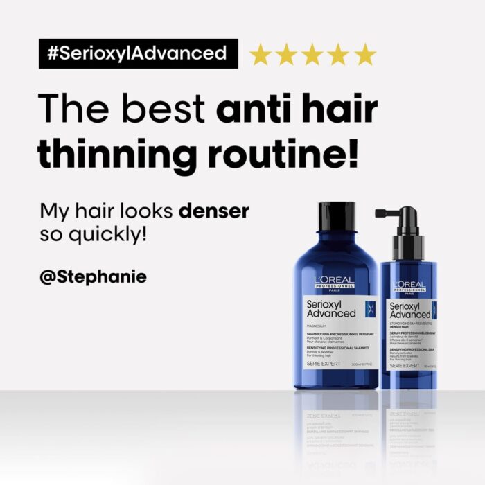 LOREAL PROFESSIONNEL SERIOXYL ADVANCED HAIR DENSITY ACTIVATOR SERUM 90ML - Image 3