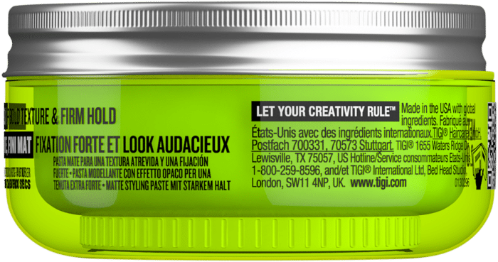 TIGI BED HEAD Manipulator MatteTM Hair Wax Paste with Strong Hold 30GR - 56.7GR - Image 3