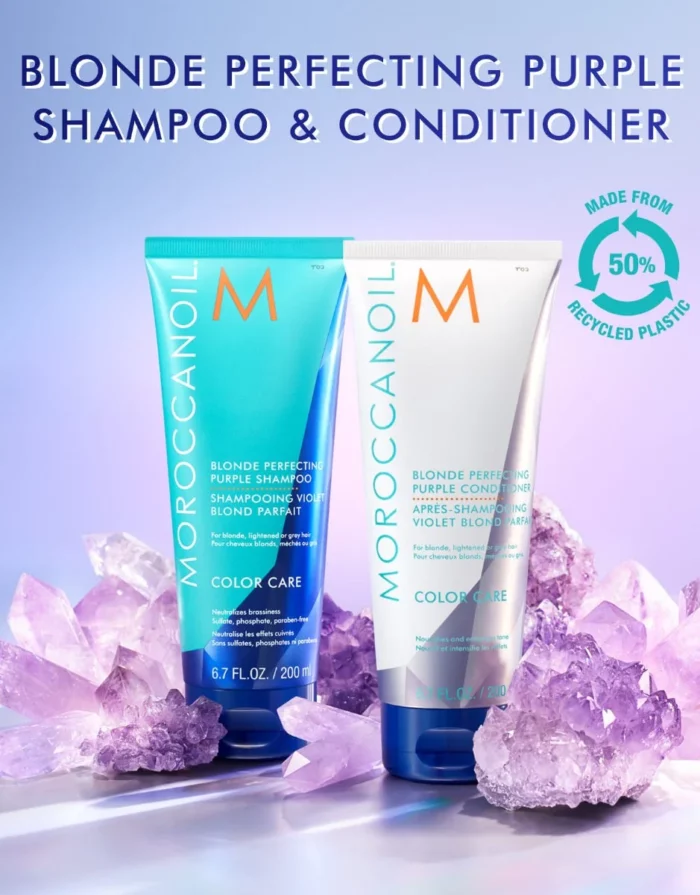 MOROCCANOIL Blonde Perfecting Purple Shampoo  - Image 4