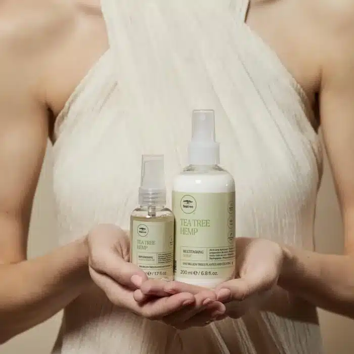 Tea Tree Hemp Replenishing Hair and Body Oil 50ml - Image 4
