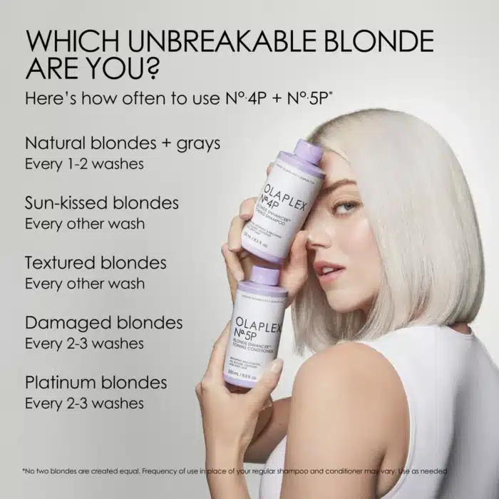 OLAPLEX No 5P Blonde Enhancer Toning Conditioner 250ml - Image 4