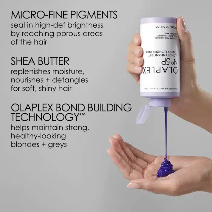 OLAPLEX No 5P Blonde Enhancer Toning Conditioner 250ml - Image 3