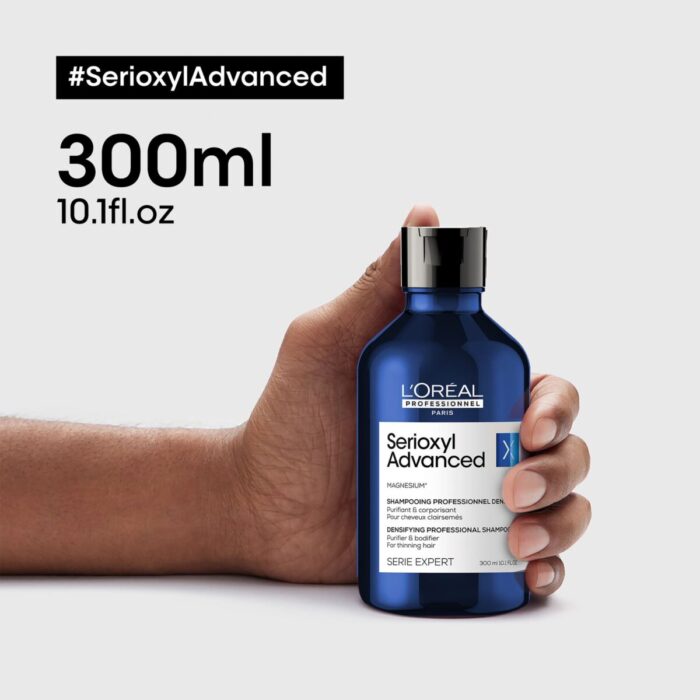 LOREAL Serie Expert Serioxyl Advanced Purifier bodifier shampoo 300ML - Image 4