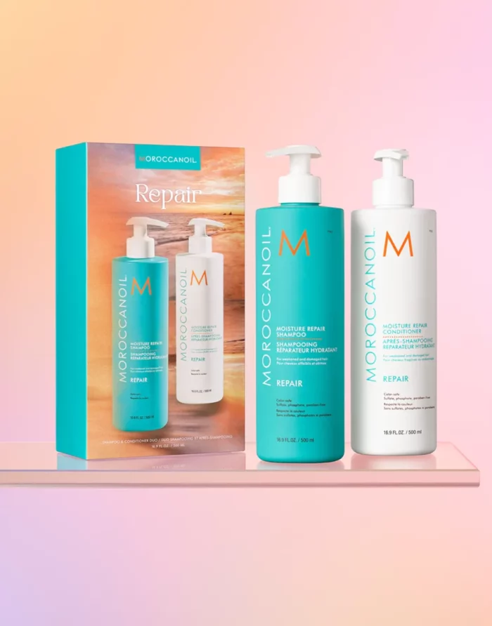 MOROCCANOIL Moisture Repair Shampoo and Conditioner Set 500ml - Image 4