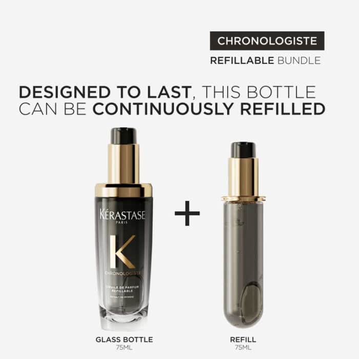 KÉRASTASE Chronologiste Huile de Parfum Revitalizing Hair Oil Refill 75ml - Image 5