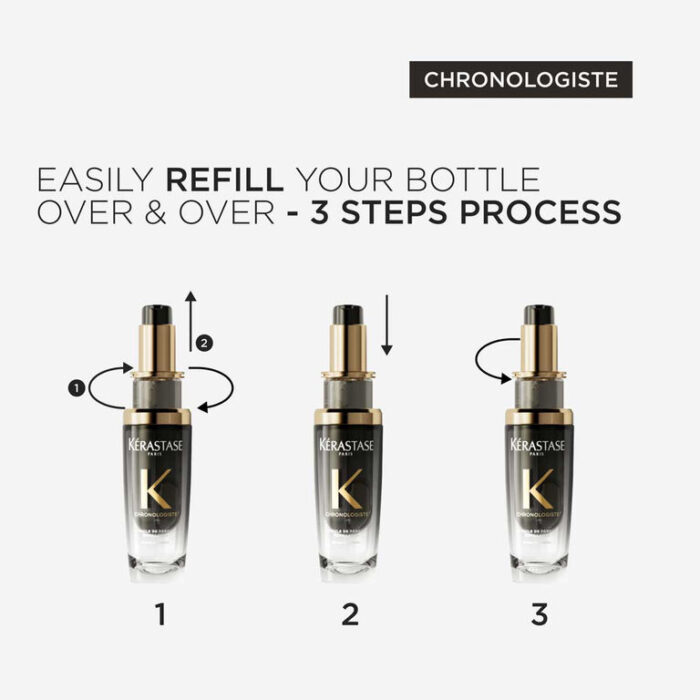 KÉRASTASE Chronologiste Huile de Parfum Revitalizing Hair Oil Refill 75ml - Image 3