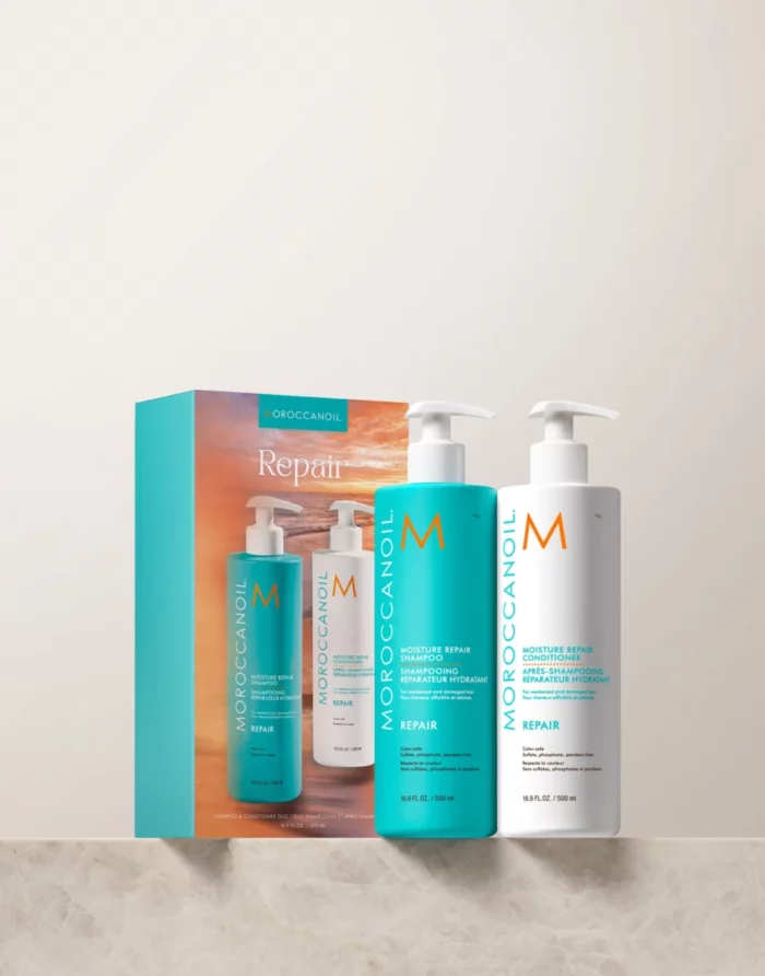 MOROCCANOIL Moisture Repair Shampoo and Conditioner Set 500ml | Buy Cyprus