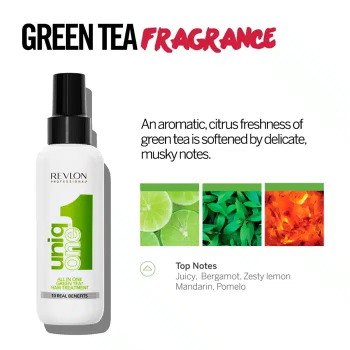 REVLON PROFESSIONAL UniqOne Hair Treatment Green Tea Fragrance 150ml - Image 4