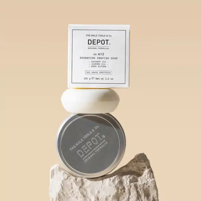 NO. 412 HYDRATING SHAVING SOAP 100g. - Image 3