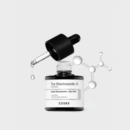 Bottle of COSRX The Niacinamide 15 Serum with dropper