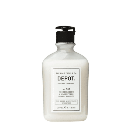 Depot No. 501 Moisturizing&Clarifying Beard Shampoo 250ml | Hydrating Beard Cleanser