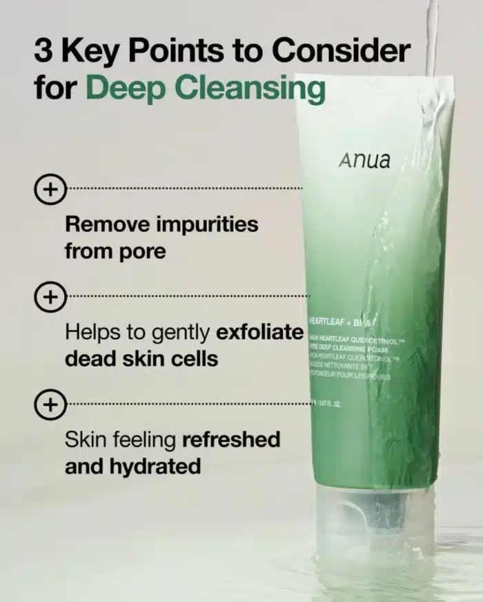 Heartleaf Quercetinol Pore Deep Cleansing Foam 150ml - Image 5