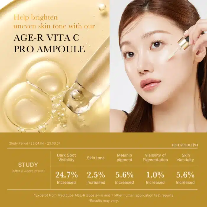 Medicube Age-R Vita-C Pro Ampoule 20ml - Image 4