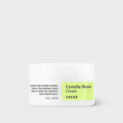 Tube of COSRX Centella Blemish Cream 30ml spot treatment