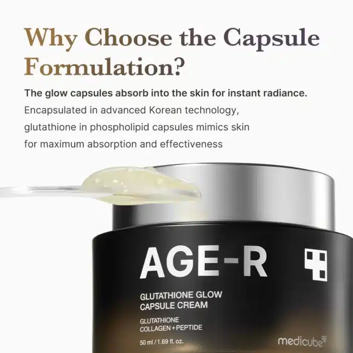 Medicube Age-R Glutathione Glow Capsule Cream 50ml - Image 5