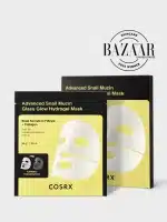 COSRX Advanced Snail Mucin Glass Glow Hydrogel Mask | peggymou