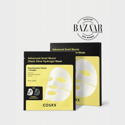 COSRX Advanced Snail Mucin Glass Glow Hydrogel Mask packaging