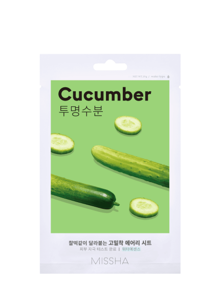 MISSHA Airy Fit Sheet Mask Cucumber 19g | peggymou