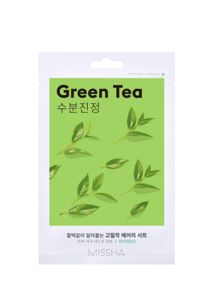MISSHA Airy Fit Sheet Mask Green Tea 19g | peggymou
