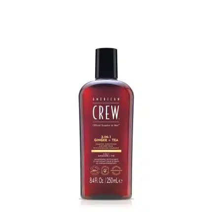 American Crew 3-IN-1 Ginger + Tea 25ml | Travel-Size All-in-One Cleanser