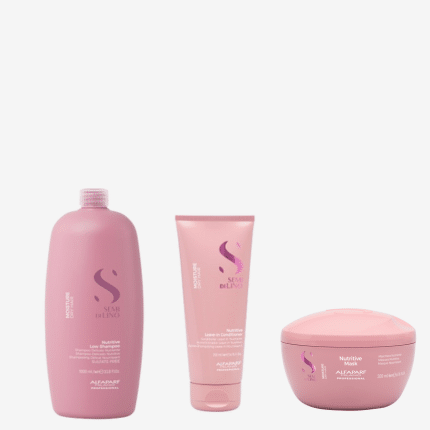 Semi Di Lino Moisture Nutritive Hydration Hair Care Set Cyprus | Hydrating Shampoo, Mask & Leave-In Conditioner