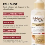Dr Melaxin Peel Shot Exfoliant White Rice Ampoule 80ml - Image 5