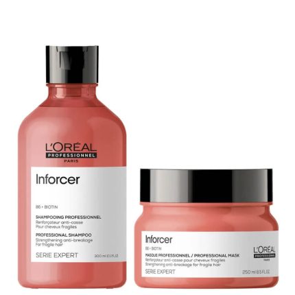 LOréal Professionnel Inforcer Strength and Anti Breakage Duo | Peggymou.com Online Cyprus